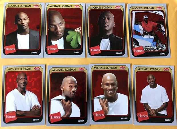 fleer michael jordan hanes