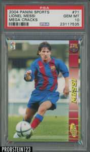 Lionel Messi 2004 Panini Sports Mega Cracks #71