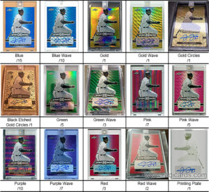 2018 Leaf Metal Sports Heroes Frank Thomas Baseball Cards #BAFT1