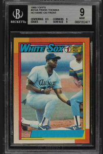 Frank Thomas 1990 Topps #414A BGS9