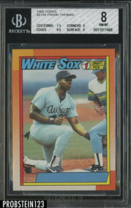 Frank Thomas 1990 Topps #414A (Counterfeit)