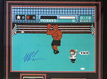 Mike Tyson Signed Punch-Out Photo Display Sells for a Bargain