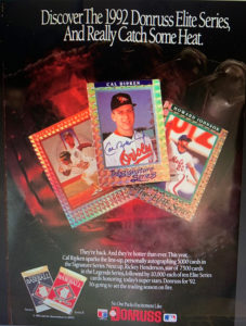 1992 Donruss Elite Print Ad