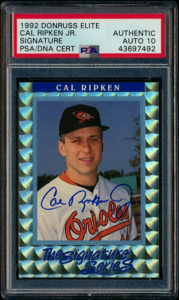 Cal Ripken Jr. 1992 Donruss Elite #S2 /5000