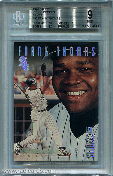 Frank Thomas 1996 Studio #93 Silver Press Proof /100