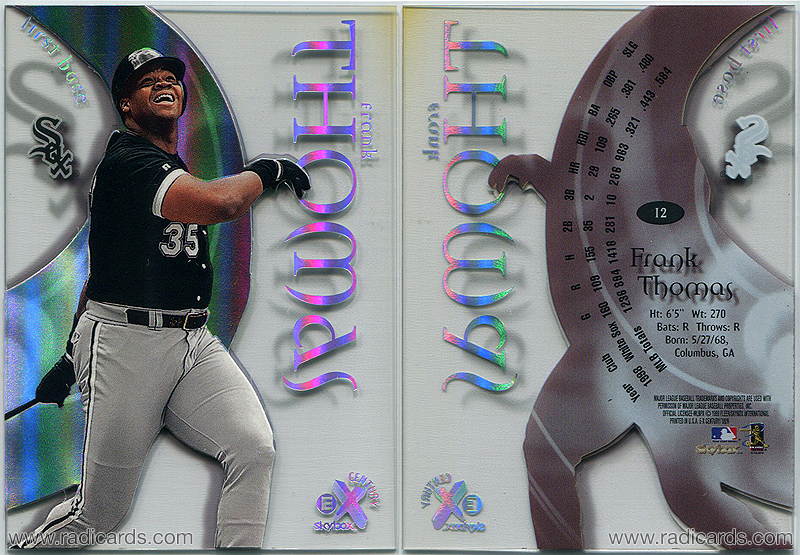 Frank Thomas 1999 E-X Century #9