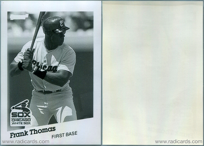 Frank Thomas 1991 Donruss #477 Black & White Proof
