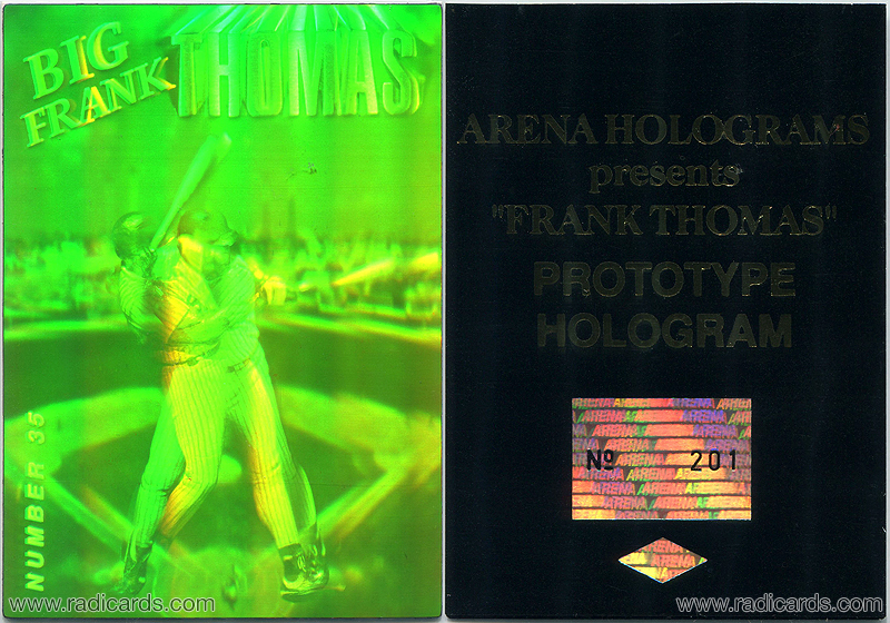 Frank Thomas 1992 Arena Hologram Prototype
