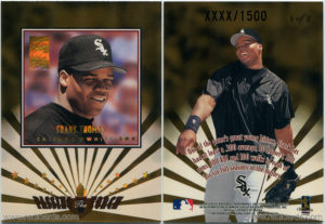 Frank Thomas 1997 Donruss Elite Passing the Torch #8 Executive Master Set Edition