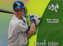 Fabled 1998 E-X2001 Essential Credentials Now Derek Jeter Obliterates Expectations