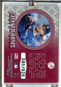 Derek Jeter 1998 Donruss Crusade CTA #32 Red /25