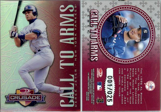 Derek Jeter 1998 Donruss Crusade CTA #32 Red /25