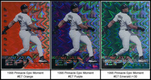 1998 Pinnacle Epix Moment Baseball Cards