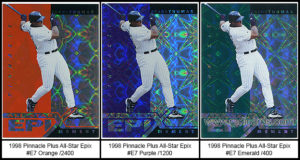 1998 Pinnacle Plus All-Star Epix Baseball Cards