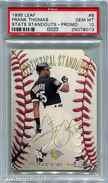 Frank Thomas 1995 Leaf Statistical Standouts #8 Promo