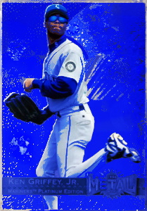 Ken Griffey, Jr. 1996 Metal Universe #107 Platinum Edition Custom