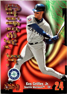 Ken Griffey, Jr. 1998 Circa Thunder #100 Super Rave /25