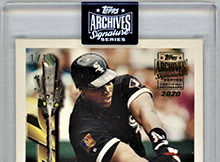 2020 Topps Archive Signature Series Frank Thomas Baseball Cards