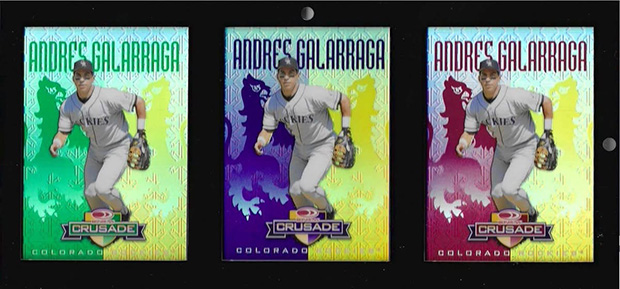 Andres Galarraga 1998 Donruss Crusade #66 Executive Master Set Edition