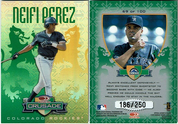 Neifi Perez 1998 Donruss Crusade #69 Green /250