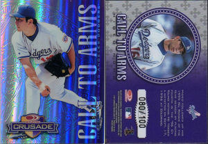 Hideo Nomo 1998 Donruss Crusade #81 Purple /100 CTA