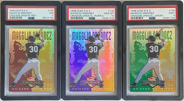 Magglio Ordonez 1998 Leaf Rookies and Stars Crusade Update #130