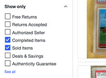 How to Access eBay Completed Sold Listings