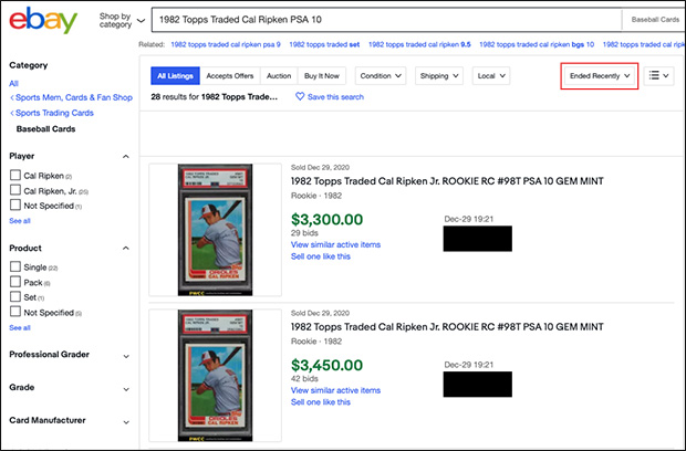 How to Access eBay Completed Sold Listings