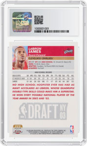LeBron James 2003-04 Topps Chrome #111 Refractor | CSG's First Slab