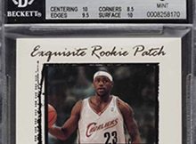 LeBron James 2003-04 Exquisite RPA Ties Mantle Sale for Most Expensive Sports Card Ever Sold
