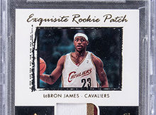 LeBron James 2003-04 Exquisite Parallel Brings Record Price