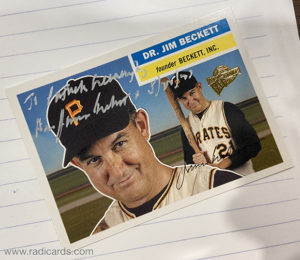 2005 Topps All-Time Fan Favorites Jim Beckett Promo #FF-JB Dr. Jim Beckett