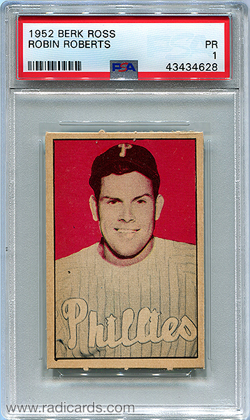 Robin Roberts 1952 Berk Ross #55