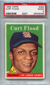 Curt Flood 1958 Topps #464