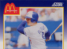1990 Score McDonald’s Baseball Cards