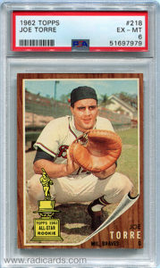 Joe Torre 1962 Topps #218