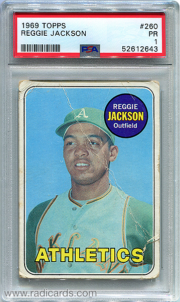 Reggie Jackson 1969 Topps #260