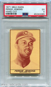 Fergie Jenkins 1971 Milk Duds #21a