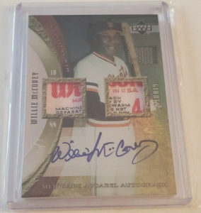 Willie McCovey 2005 Artifacts MLB Rare Apparel Autographs Original eBay Listing