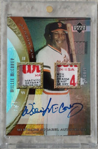 Willie McCovey 2005 Artifacts MLB Rare Apparel Autographs eBay Re-List