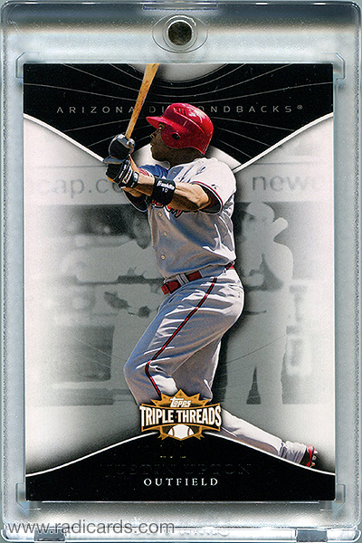 Justin Upton 2009 Topps Triple Threads #1 Platinum /1