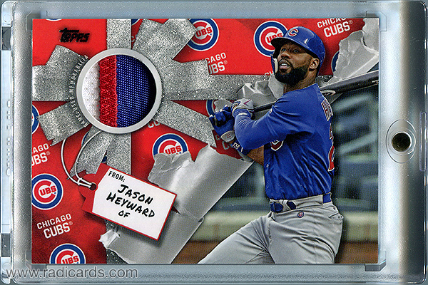 Jason Heyward 2019 Topps Walmart Holiday Relics #WHR-JH Metallic /10