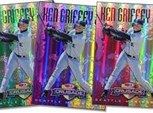 Frank Thomas and Ken Griffey Jr. 1998 Donruss Crusade Executives Make Headlines