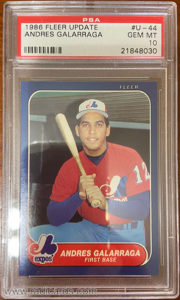 Andres Galarraga 1986 Fleer Update #U-44