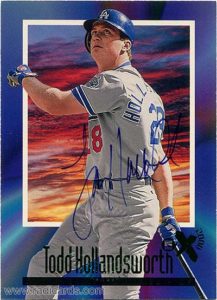 Todd Hollandsworth 1997 E-X2000 #78 Emerald Autographs