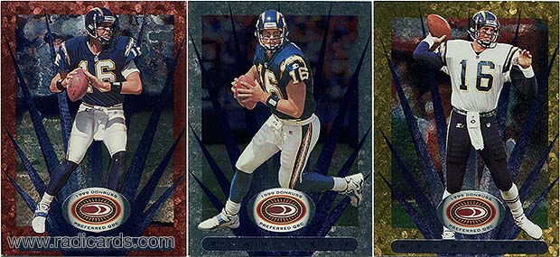 1999 Donruss Preferred QBC Football Cards