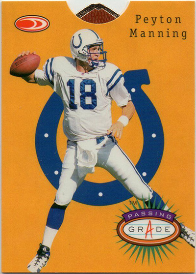 Peyton Manning 1999 Donruss Preferred QBC Passing Grade #12 /1500