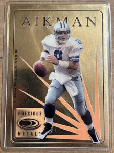 Troy Aikman 1999 Donruss Preferred QBC Precious Metals #1 /25