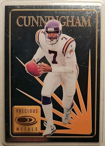 Randall Cunningham 1999 Donruss Preferred QBC Precious Metals #18 /25