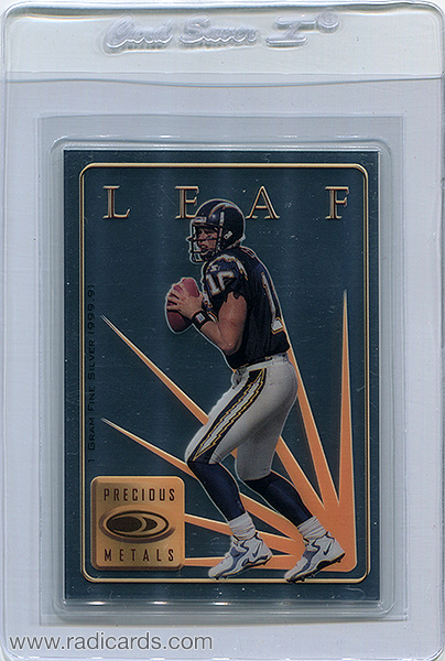 Ryan Leaf 1999 Donruss Preferred QBC Precious Metals #21 /25